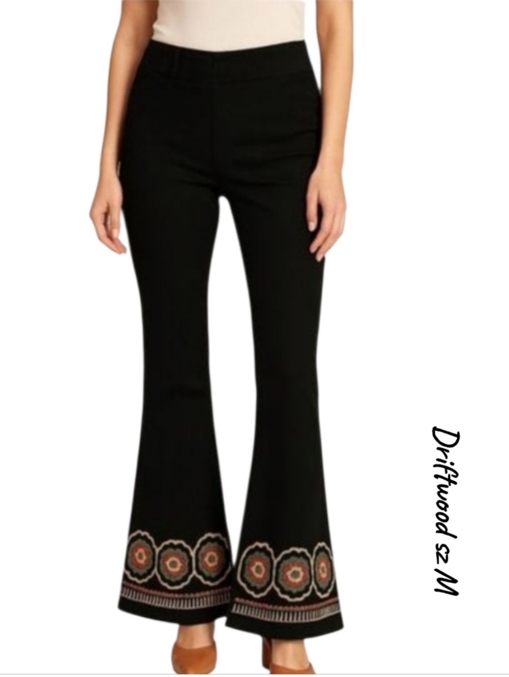 Driftwood Wyatt Pull-On Slim Flare Jeans M NWT